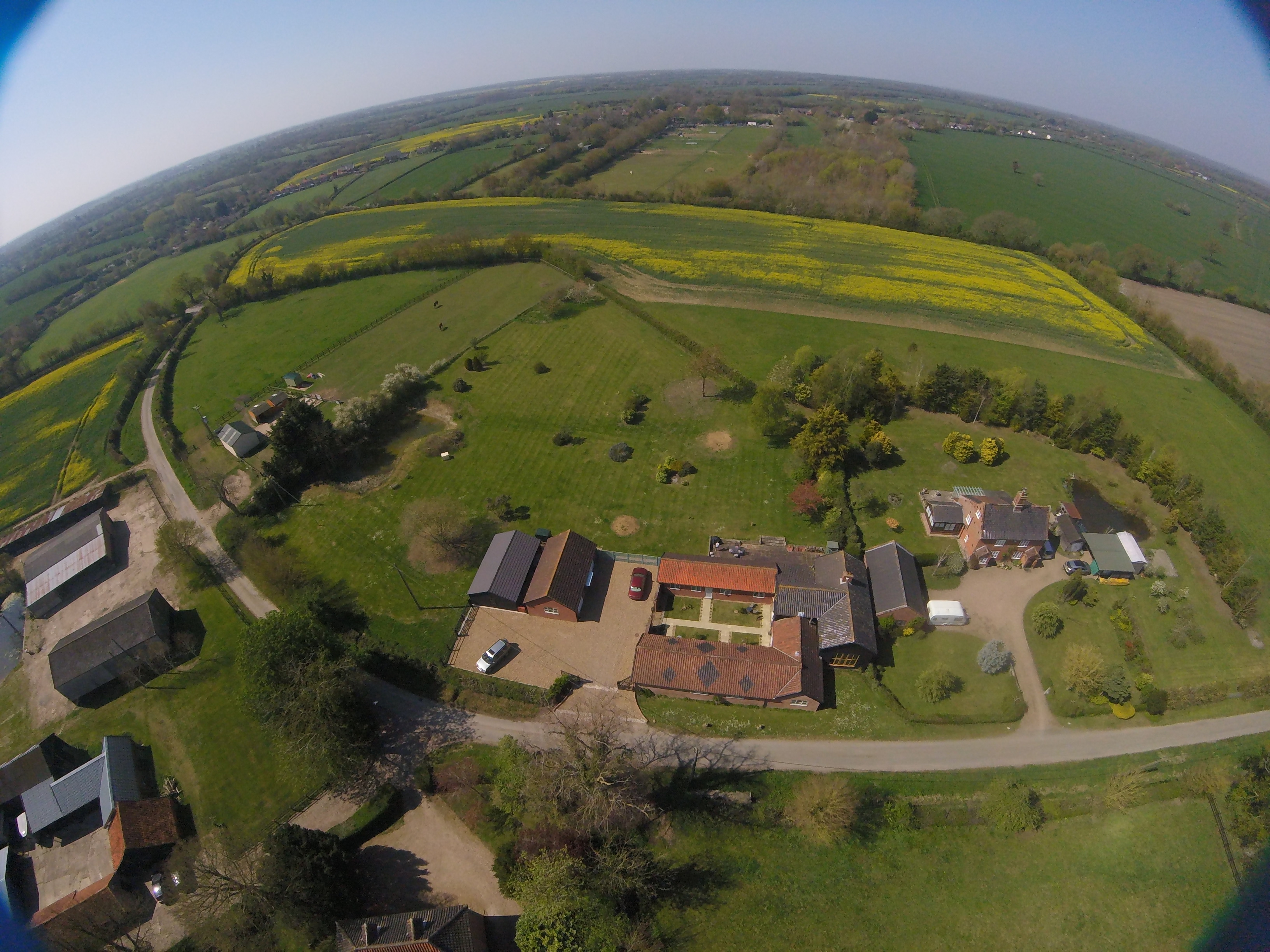 Countryside around Grove Barn
